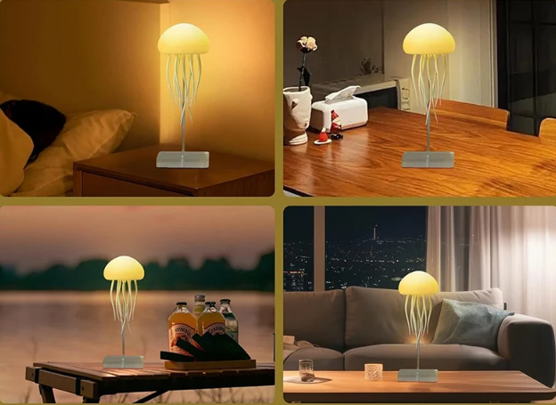 LED Kwallenlamp met 9 Tentakels – RGB Kleurverloop en Afstandsbediening