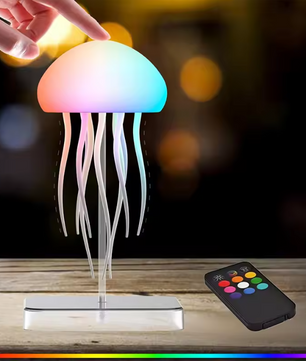 LED Kwallenlamp met 9 Tentakels – RGB Kleurverloop en Afstandsbediening