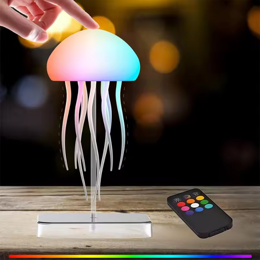 LED Kwallenlamp met 9 Tentakels – RGB Kleurverloop en Afstandsbediening