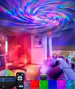 LED Sterrenhemel en Noorderlicht Projector – Draaibare Projectielamp met Afstandsbediening