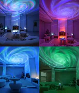 LED Sterrenhemel en Noorderlicht Projector – Draaibare Projectielamp met Afstandsbediening