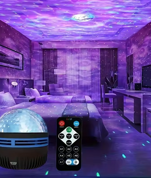 LED Sterrenhemel en Noorderlicht Projector – Draaibare Projectielamp met Afstandsbediening