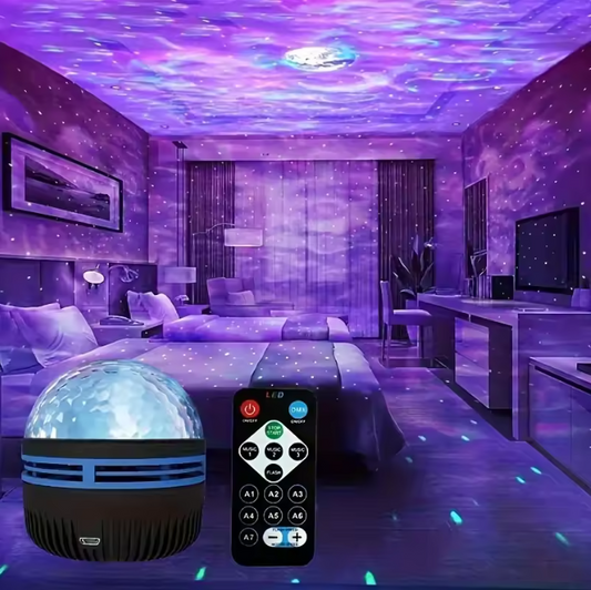 LED Sterrenhemel en Noorderlicht Projector – Draaibare Projectielamp met Afstandsbediening