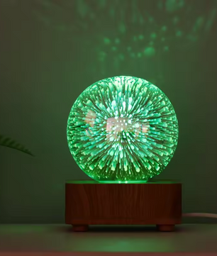 3D Vuurwerk Tafellamp – Romantische Sfeerverlichting voor Slaapkamer en Studie