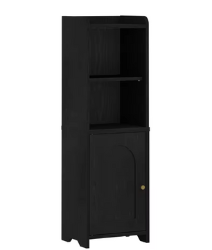 Smalle Badkamerkast met Deuren en Verstelbare Planken