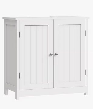 Badkamerkast Onder Wastafel met 2 Deuren – Vloerstaand Opbergmeubel