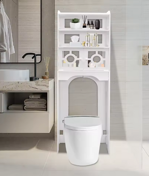 4-Laags Toiletkast – Ruimtebesparende Badkamer Organizer