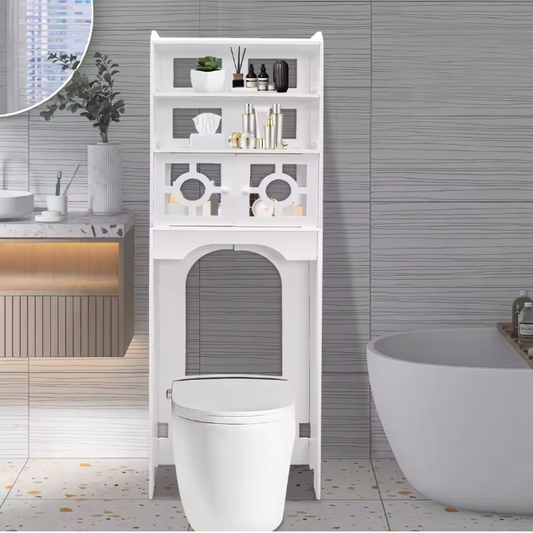 4-Laags Toiletkast – Ruimtebesparende Badkamer Organizer