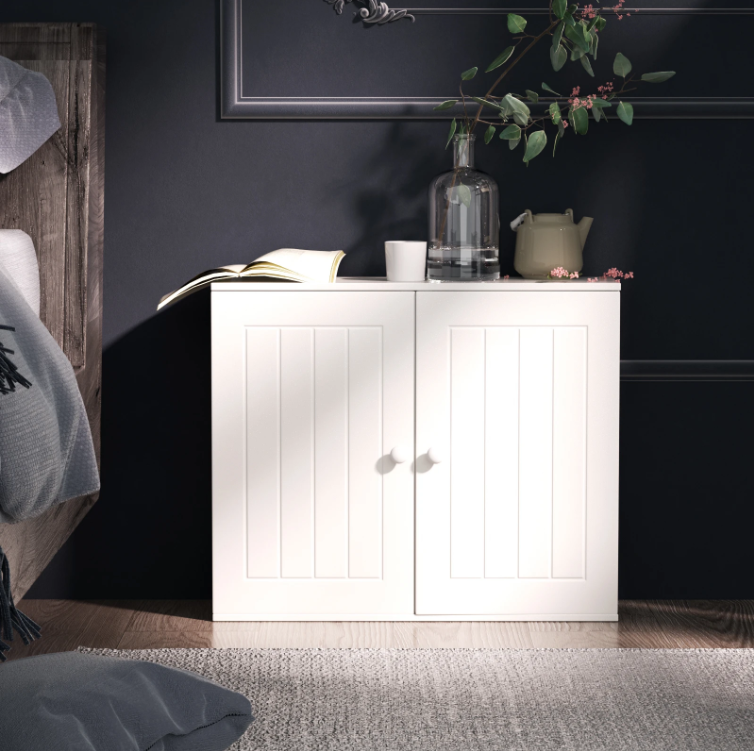 Badkamer Opbergkast met 2 Deuren – Wand- en Vloerstaand