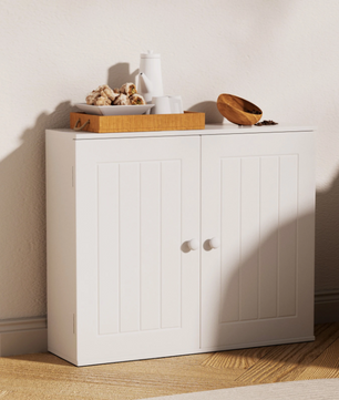 Badkamer Opbergkast met 2 Deuren – Wand- en Vloerstaand