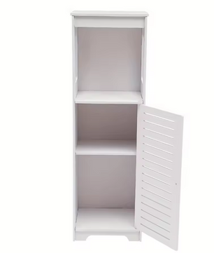 Kleine Vrijstaande Badkamerkast – Smal Opbergmeubel voor Toilet