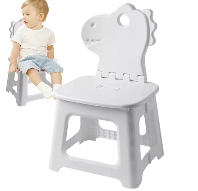 Opvouwbare Kinderkruk met Rugleuning – Dierenontwerp en Handgreep
