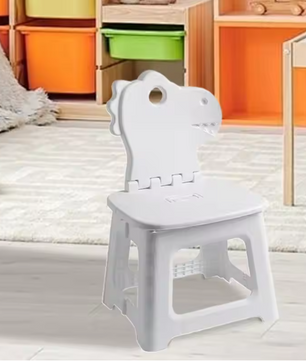 Opvouwbare Kinderkruk met Rugleuning – Dierenontwerp en Handgreep