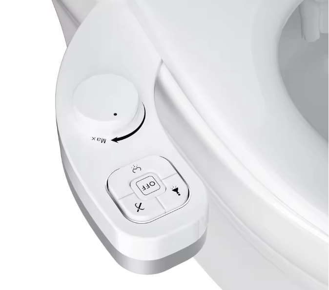 Niet-Elektrische Toiletbidet met Zelfreinigend Dubbel Mondstuk – Wc-Bril Bevestiging