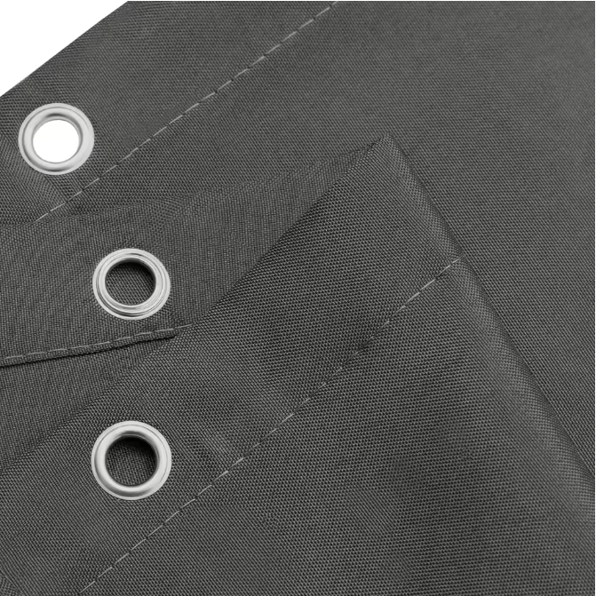 Donkergrijs Waterdicht Douchegordijn – Antischimmel en Wasbaar Badkamergordijn