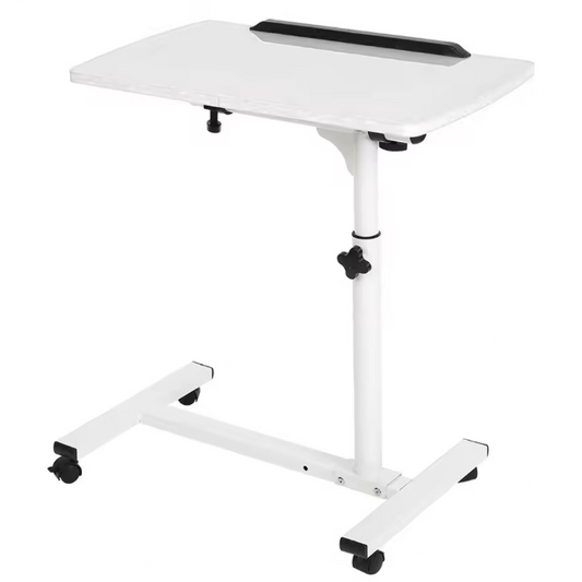 Multifunctioneel Afneembaar Laptopbureau met Wielen – Verstelbaar en Mobiel
