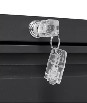 Metalen Zijarchiefkast met 2 Laden en Slot – Verticale Kantoorkast