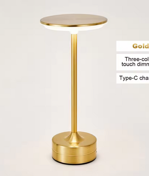 LED Tafellamp met Aanraaksensor – USB Oplaadbaar Kristallen Nachtlampje voor Slaapkamer, Restaurant en Bar