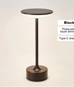 LED Tafellamp met Aanraaksensor – USB Oplaadbaar Kristallen Nachtlampje voor Slaapkamer, Restaurant en Bar