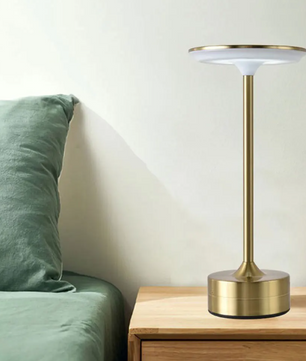 LED Tafellamp met Aanraaksensor – USB Oplaadbaar Kristallen Nachtlampje voor Slaapkamer, Restaurant en Bar