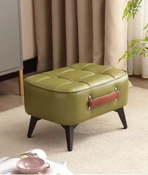 Minimalistische Voetenbank Kruk – Zachte Zitbank voor Hal en Woonkamer