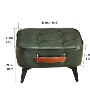 Minimalistische Voetenbank Kruk – Zachte Zitbank voor Hal en Woonkamer