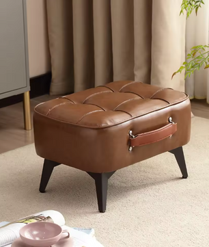 Minimalistische Voetenbank Kruk – Zachte Zitbank voor Hal en Woonkamer