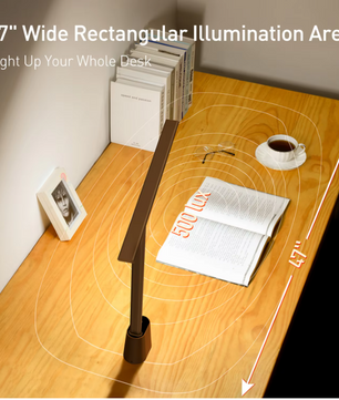 Opvouwbare LED Bureaulamp met Oogbescherming – Dimbare Oplaadbare Leeslamp