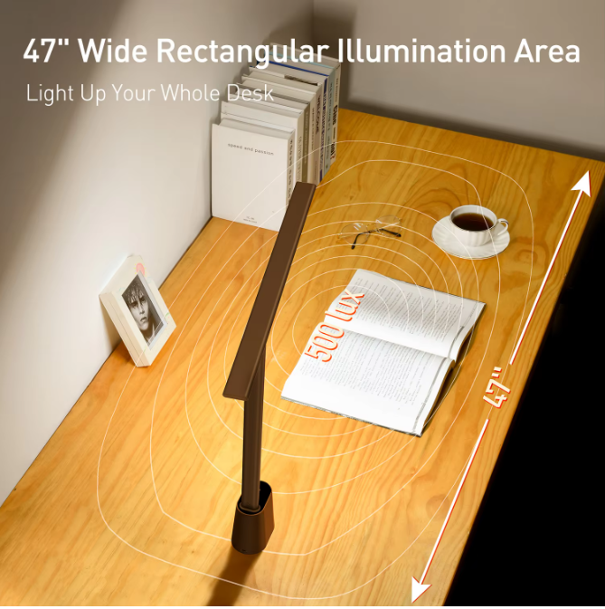 Opvouwbare LED Bureaulamp met Oogbescherming – Dimbare Oplaadbare Leeslamp