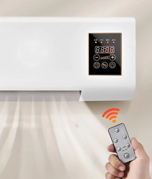 Mini Wand Airconditioner met Verwarming – Wandgemonteerde Klimaatunit met Afstandsbediening
