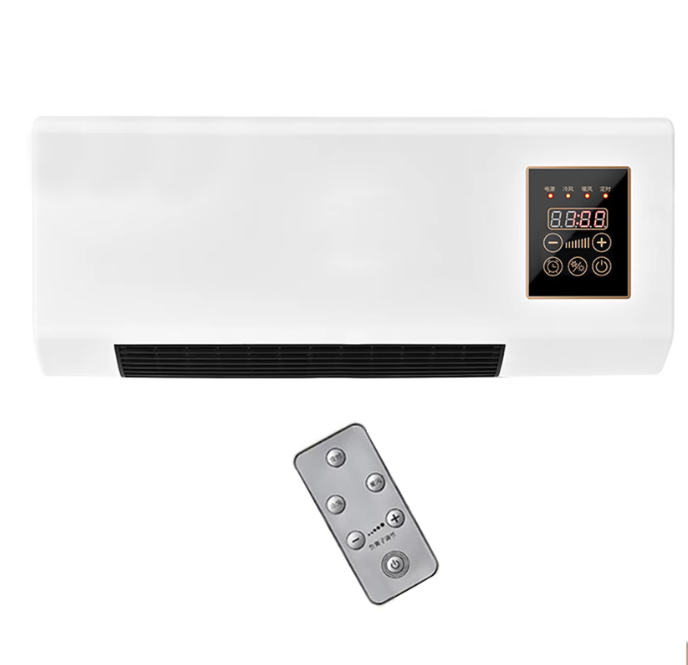 Mini Wand Airconditioner met Verwarming – Wandgemonteerde Klimaatunit met Afstandsbediening