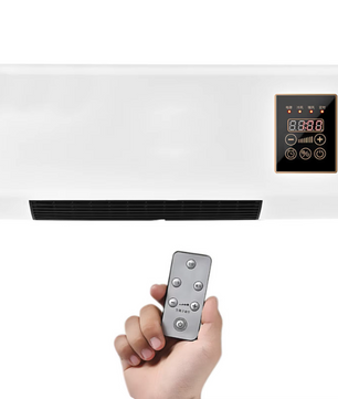 Mini Wand Airconditioner met Verwarming – Wandgemonteerde Klimaatunit met Afstandsbediening