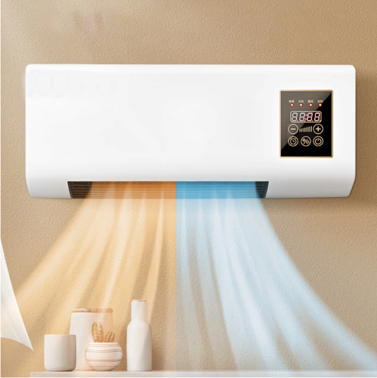 Mini Wand Airconditioner met Verwarming – Wandgemonteerde Klimaatunit met Afstandsbediening
