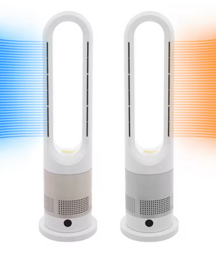 Bladloze Ventilator met Verwarming – Stille Aircooler met Afstandsbediening en Timer