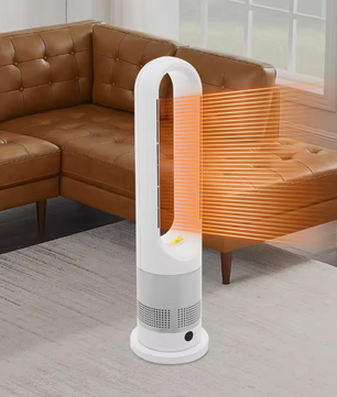 Bladloze Ventilator met Verwarming – Stille Aircooler met Afstandsbediening en Timer