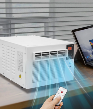 Draagbare Airconditioner Ventilator 280W – Mini Koeler met Timer en Afstandsbediening