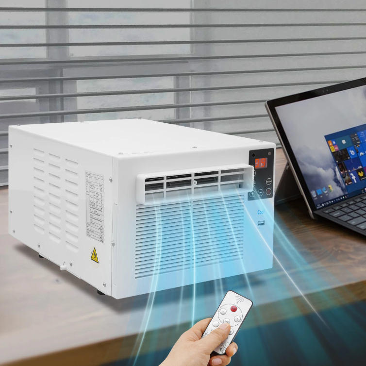 Draagbare Airconditioner Ventilator 280W – Mini Koeler met Timer en Afstandsbediening