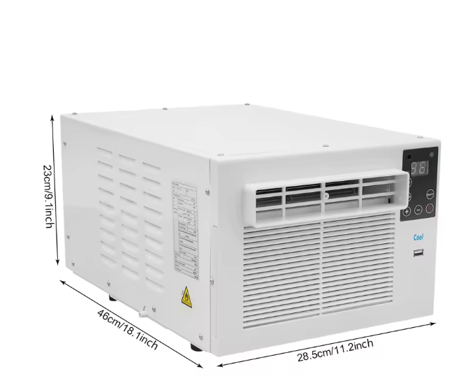 Draagbare Airconditioner Ventilator 280W – Mini Koeler met Timer en Afstandsbediening