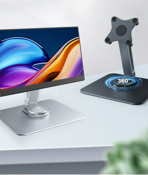 Aluminium Monitor Standaard – Verstelbare 360° Draaibare Monitorhouder