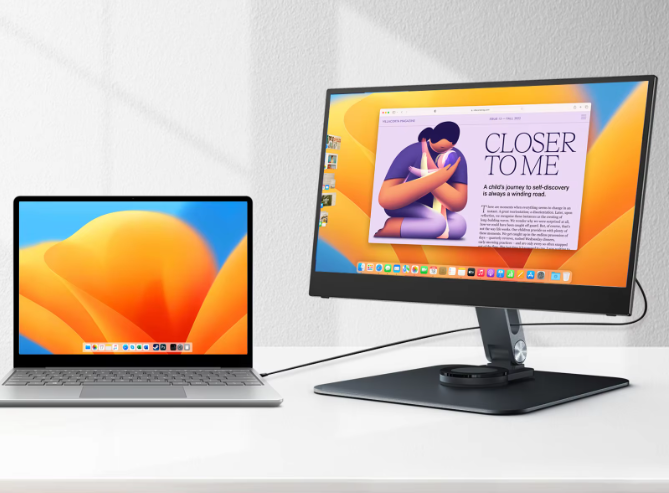 Aluminium Monitor Standaard – Verstelbare 360° Draaibare Monitorhouder