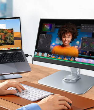 Aluminium Monitor Standaard – Verstelbare 360° Draaibare Monitorhouder