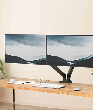 Dubbele Monitorbeugel 13–32 inch – Verstelbare Monitorstandaard met Rotatie