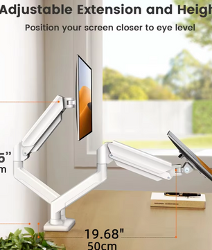 Dubbele Monitorbeugel 13–32 inch – Verstelbare Monitorstandaard met Rotatie