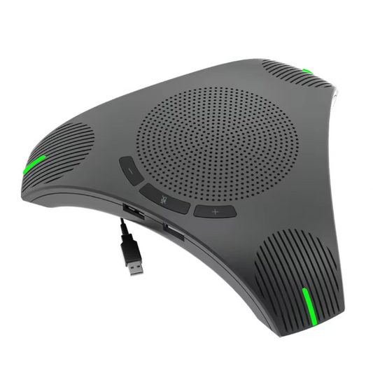 USB Conferentiemicrofoon met Speaker – 360° Omnidirectionele Vergadermicrofoon