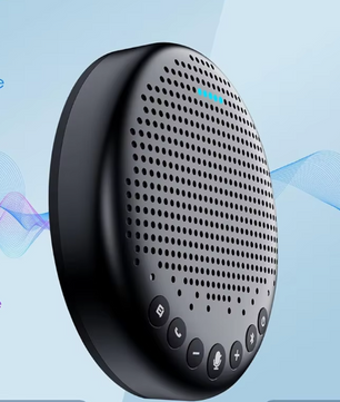 Draadloze Conferentie Speakerphone met 3 Microfoons – 360° Bluetooth Vergaderluidspreker