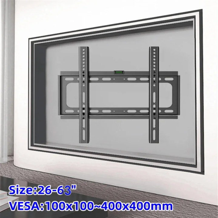 Universele TV Muurbeugel 26-63 inch – Platte Laag Profiel TV Houder