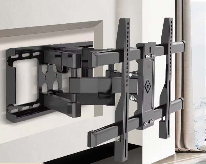 Full Motion TV Muurbeugel 32-80 inch – Verstelbare 6-Arm TV Beugel