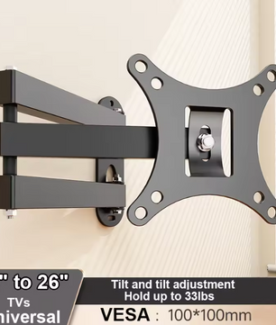 Full Motion TV Monitor Muurbeugel 10-32 inch – Draaibare Verstelbare Wandbeugel