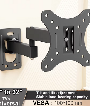 Full Motion TV Monitor Muurbeugel 10-32 inch – Draaibare Verstelbare Wandbeugel