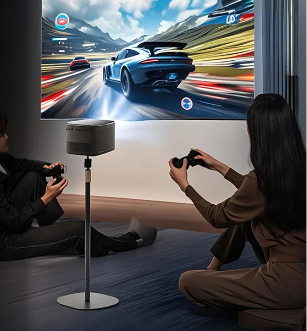 Metalen Projectorstandaard 360° Draaibaar – In Hoogte Verstelbare Universele Projector Houder